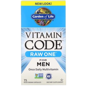 „Vitamin Code RAW ONE“ vyrams – 75 kapsulės – Viking Supplements