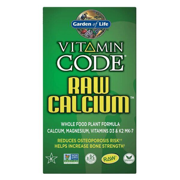 „Vitamin Code“ neapdorotas kalcis – 120 vcaps – Viking Supplements