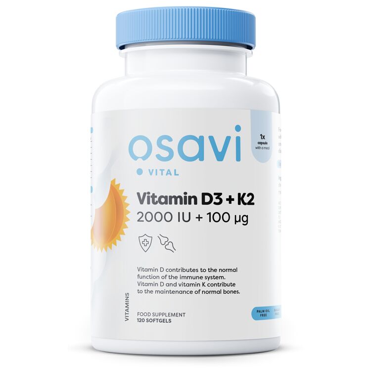 Vitaminas D3 + K2