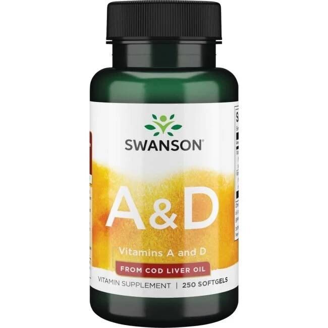 Vitamins A & D - 250 softgels - Viking Supplements