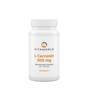 „Vitaworld“ karnozinas 500 mg (60 kapsulių) – Viking Supplements