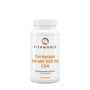 „Vitaworld“ kordicepsų ekstraktas 500 mg CS4 (100 kapsulių) – Viking Supplements