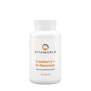 „Vitaworld“ spanguolės + D-manozė (90 kapsulių) – Viking Supplements