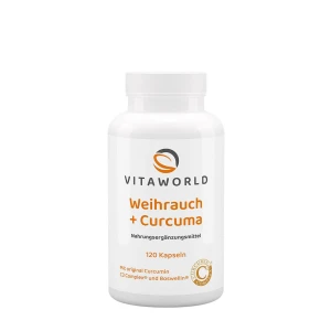 „Vitaworld“ Kvepiantis smilkalas + kurkuma (120 kapsulių) – Viking Supplements