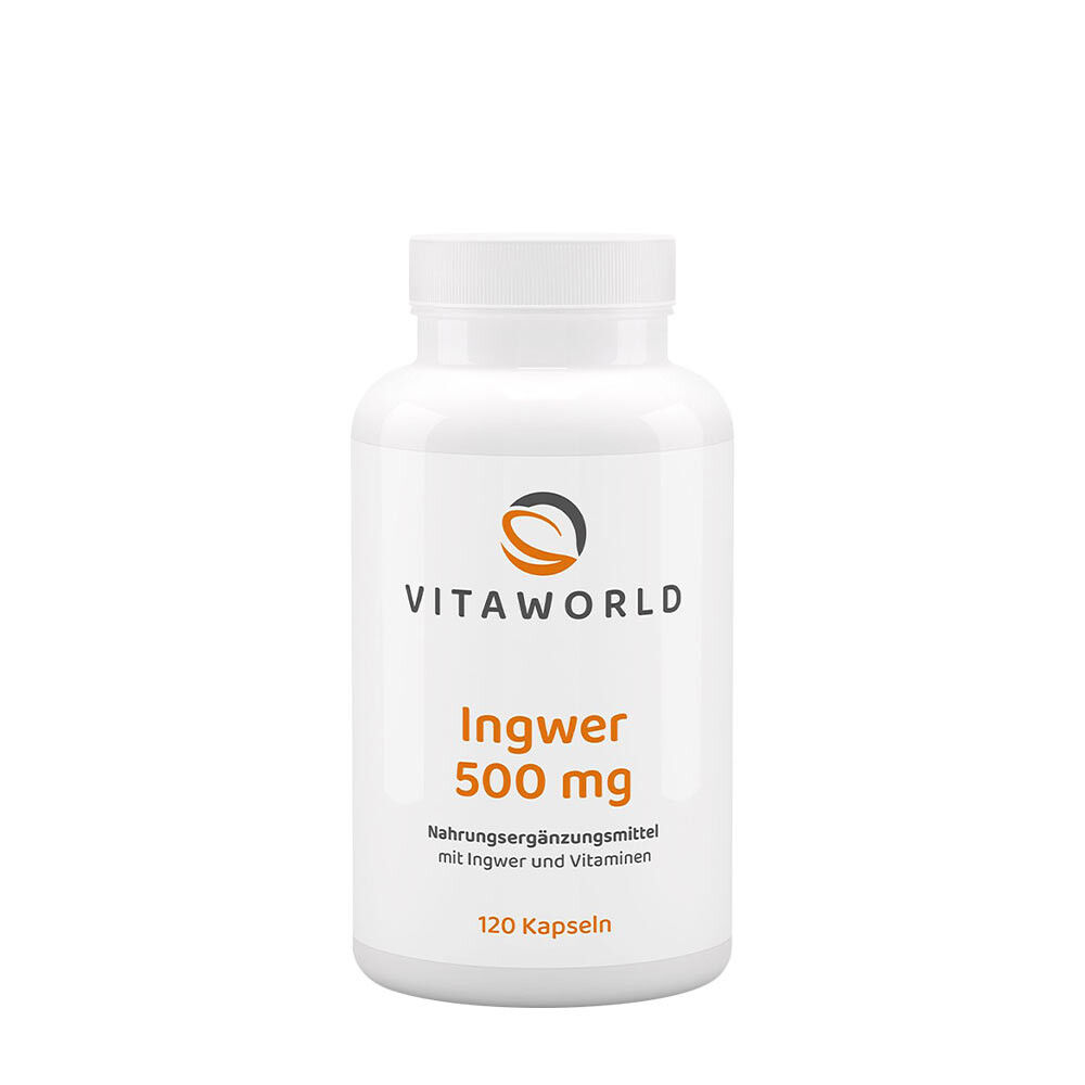 „Vitaworld“ imbieras 500 mg (120 kapsulių) – Viking Supplements
