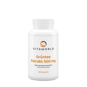 „Vitaworld“ žaliosios arbatos ekstraktas 500 mg (120 kapsulių) – Viking Supplements