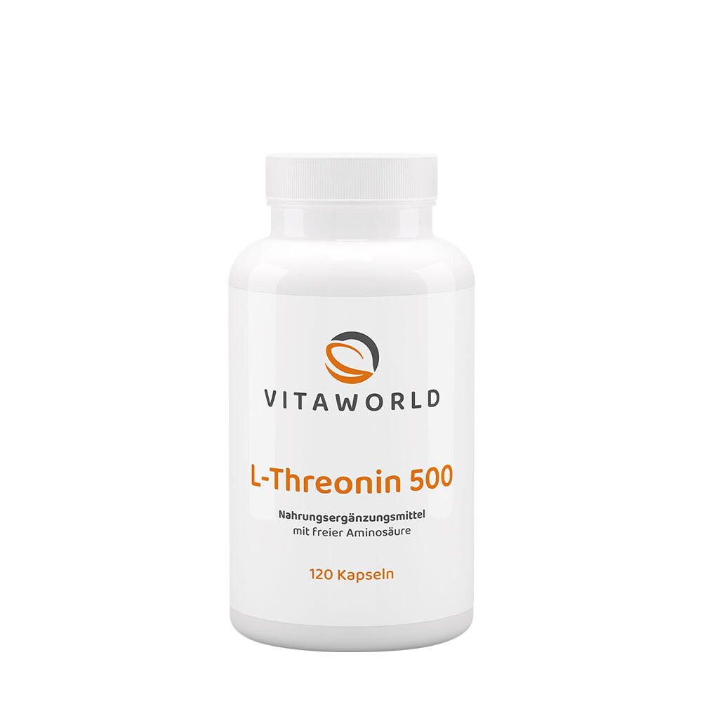 „Vitaworld“ L-treoninas 500 (120 kapsulių) – Viking Supplements