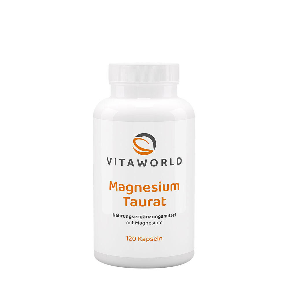 „Vitaworld“ magnio tauratas (120 kapsulių) – Viking Supplements