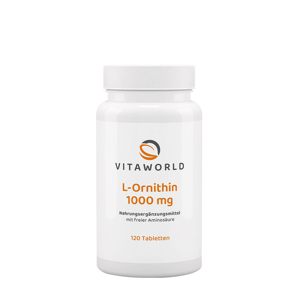 „Vitaworld“ ornitinas 1000 mg (120 tablečių) – Viking Supplements