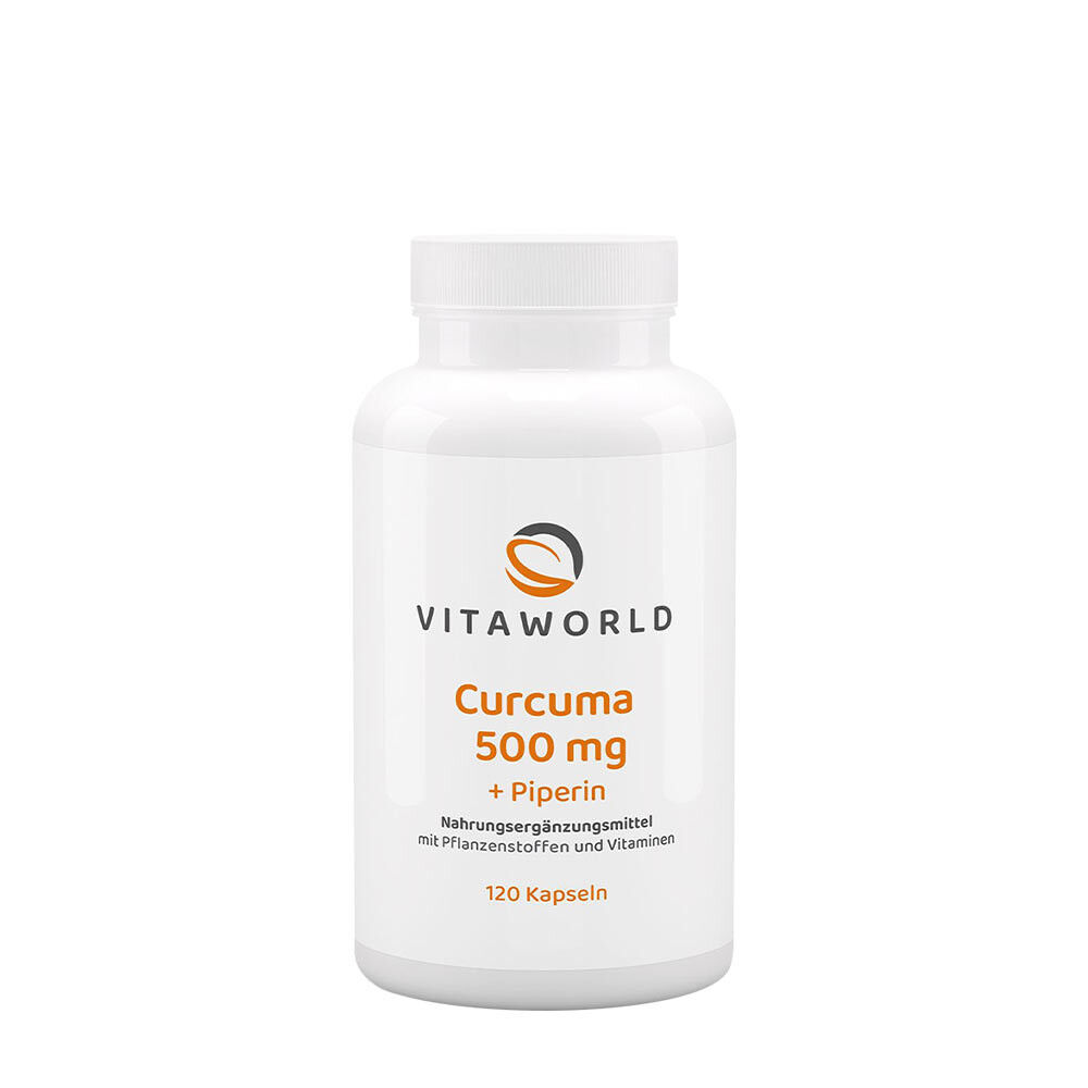 Vitaworld Turmeric 500 mg (120 Capsules) - Viking Supplements