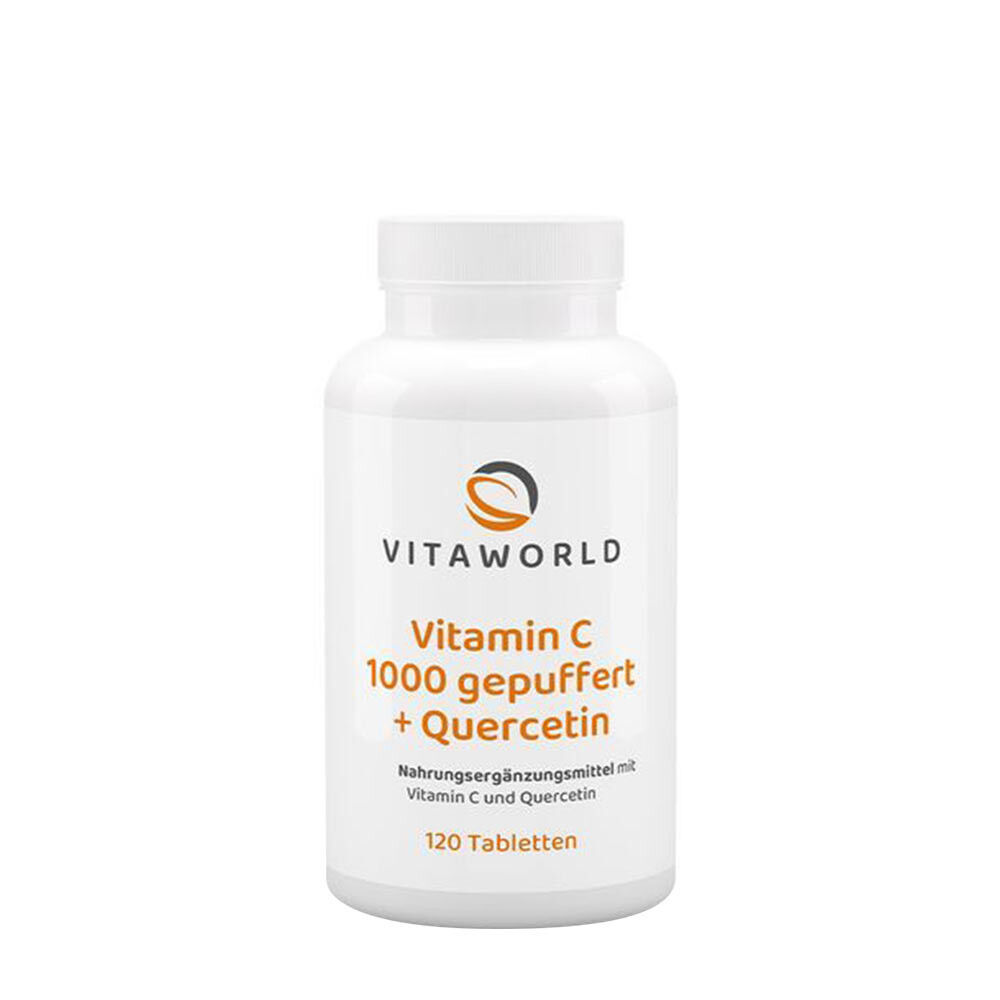 „Vitaworld“ vitaminas C 1000 su buferiniu tirpalu + kvercetinas (120 tablečių) – Viking Supplements