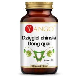 YANGO Angelica sinensis – Dong Quai (100 kapsulių) – „Viking Supplements“