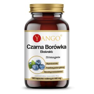 YANGO „Black Blueberry“ (100 kapsulių) – „Viking Supplements“