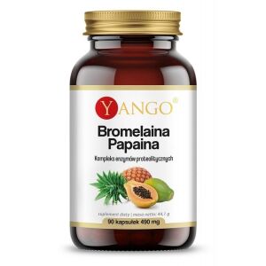 YANGO Bromelainas + Papainas (90 kapsulių) – „Viking Supplements“