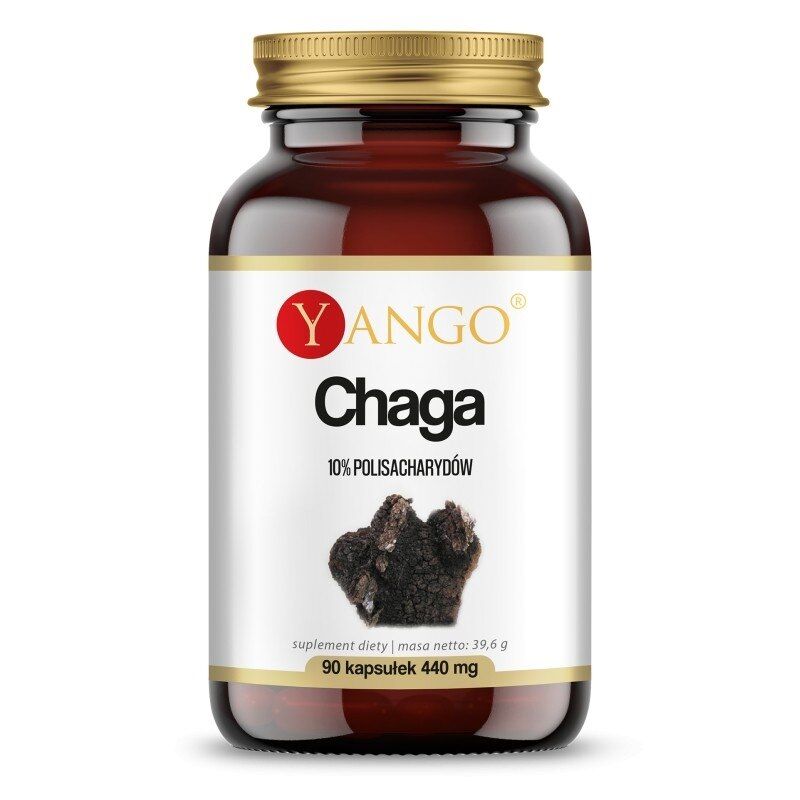 YANGO Chaga – 10% (90 kapsulių) – „Viking Supplements“