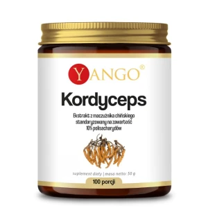 „YANGO“ kordicepsų ekstraktas – 10% polisacharidai (50 g) – „Viking Supplements“