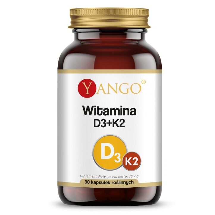 YANGO D3 + K2 (90 kapsulių) – „Viking Supplements“