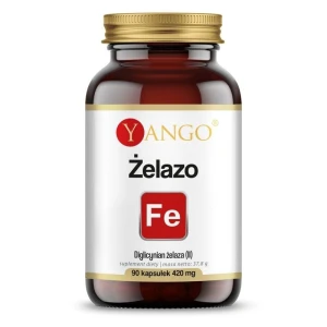 YANGO Ferrous – geležies bisglicinatas (II) (90 kapsulių) – Viking Supplements