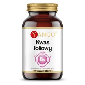 YANGO Folio rūgštis – vitaminas B9 (90 kapsulių) – „Viking Supplements“
