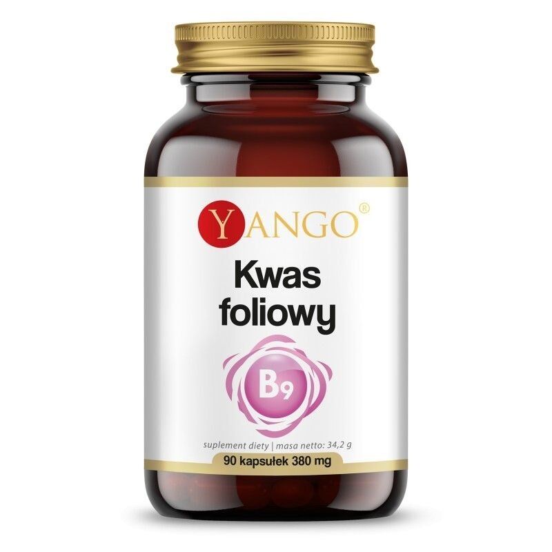YANGO Folio rūgštis – vitaminas B9 (90 kapsulių) – „Viking Supplements“