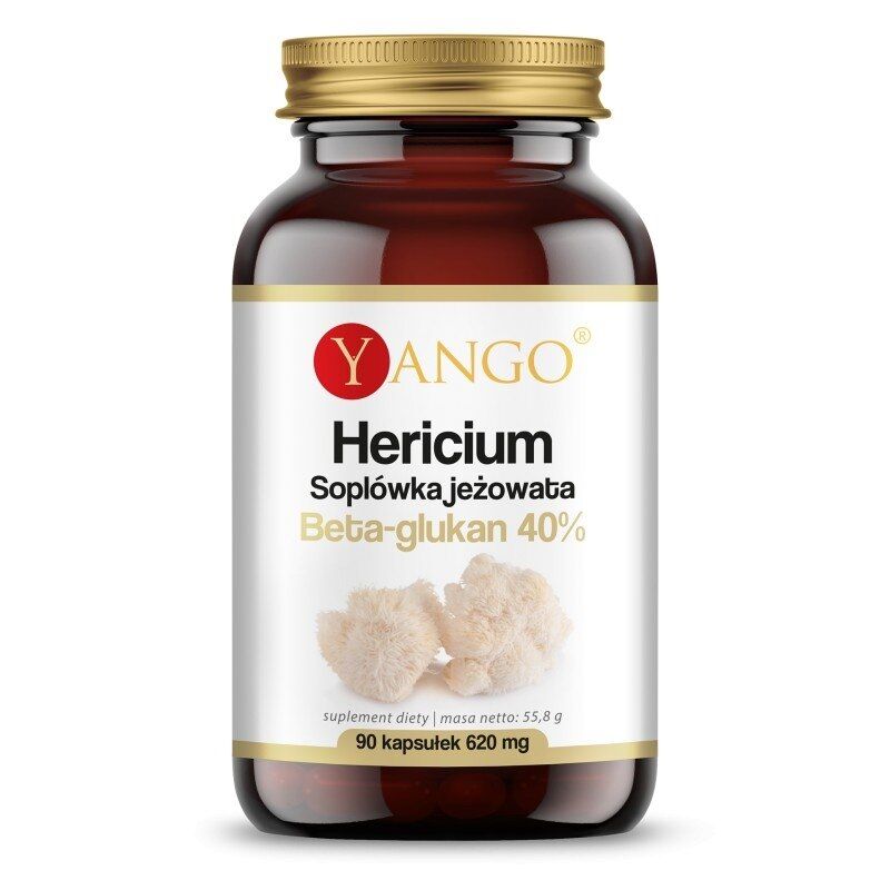 YANGO Hericium - 40% Beta-glucan (90 caps) - Viking Supplements