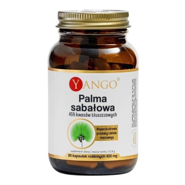 YANGO Saw palmetto 45% riebalų rūgštys (90 kaps.) – „Viking Supplements“