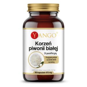 YANGO Baltosios bijūnų šaknies ekstraktas – 5% paeniflorinas (90 kapsulių) – „Viking Supplements“